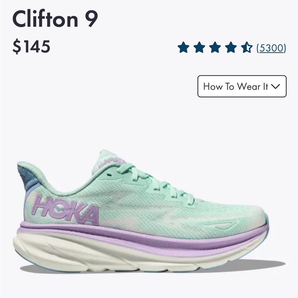 Hoka Clifton 9 (new in box)